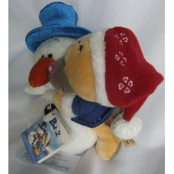 Depesche - Vintage Plüschtier - Pimboli mit Schneemann - ca. 18 cm groß