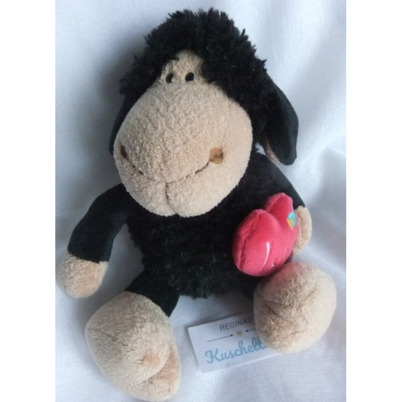Nici - Plüschtier - Schaf Jolly Mäh Love - schwarz - ca. 25 cm groß -Schlenker