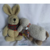 Zwei Rasselgreiflinge Spieltiere - Spielgelburg Hase Felix und Sterntaler Schaf Stanley