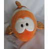 Nici - Plüschtier - Clownfisch - Claus-Fisch - orange, weiß - ca. 23 cm groß - liegend