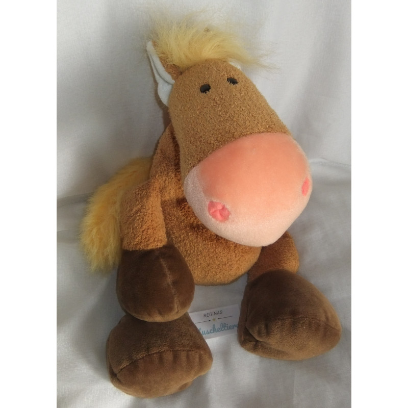 Nici - Plüschtier - Farm Friends Landlords Pferd Edward - Brauntöne, gelb - ca. 50 cm groß -Schlenker
