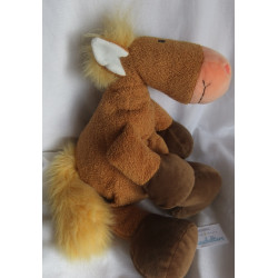 Nici - Plüschtier - Farm Friends Landlords Pferd Edward - Brauntöne, gelb - ca. 50 cm groß -Schlenker