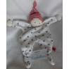 Spiegelburg BabyGlück - Schmusetuch - Wichtel Puppe weiß mit grauen Punkten und Zipfelmütze - ca. 25 cm lang