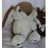 Hasenpärchen - Plüschtiere - Heunec Plüschtier Hase braun, weiß mit Schleife und Plüschtier Hase braun, weiß, creme