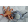 Zwei Plüschtiere -Ty Pets Plüschtier Katze Chloe und Nicotoy Disney Pixar Octopus Hank