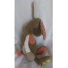 Sigikid - Plüschtier - Spieltier - Patchwork Sweety Hund mit bunten Kreisen - ca. 35 cm hoch u