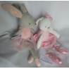 Zwei Plüschtiere -  Jollein Plüschtier Hase Nola und BBSKY Hase - Schlenker