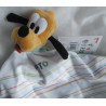 Aldi - Simba - Disney - Schmusetuch - Hund Pluto mit Schriftzug - ca. 35 cm lang