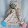 Nici - My first Nici - Schmusetuch - Katze mit Schriftzug You make me smile - Beißecke und Schnullerring - ca. 25 cm lang