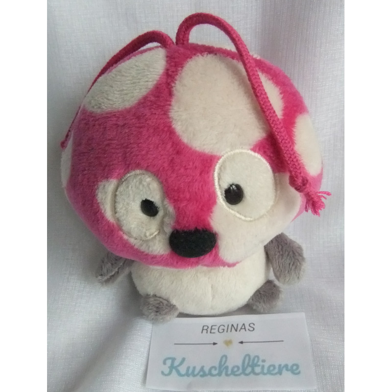 Nici - Plüschtier - Pilz Murphy - beige, grau, pink - ca. 12 cm groß