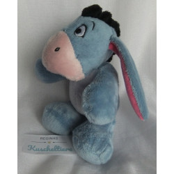 Nicotoy - Spieltier - Plüschtier - Esel I-Aah - blau, grau, rosa - ca. 16 cm groß - sitzend