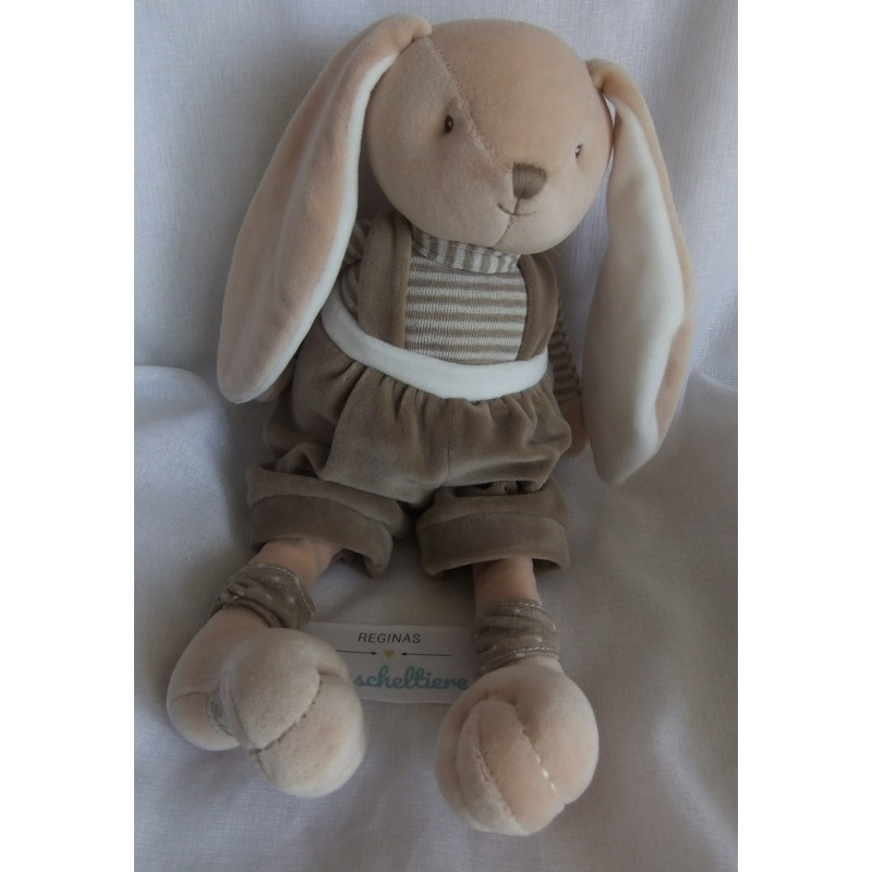 Bukowski Design - Plüschtier - Hase Brother Bunny - Brauntöne, beige, creme - ca. 30 cm groß - Schlenker