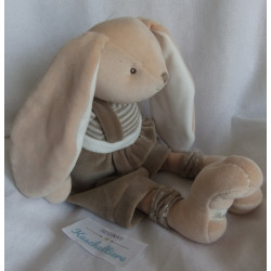 Bukowski Design - Plüschtier - Hase Brother Bunny - Brauntöne, beige, creme - ca. 30 cm groß - Schlenker