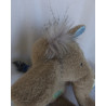 Sigikid - Plüschtier - Patchwork Sweety Elefant - grau, blau - ca. 27 cm groß - Schlenker