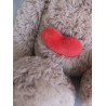 Nici - Plüschtier - Love - Bär beige mit rotem Herzchen - ca. 50 cm groß - Schlenker