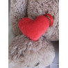 Nici - Plüschtier - Love - Bär beige mit rotem Herzchen - ca. 50 cm groß - Schlenker