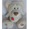Nici - Plüschtier - Love - Bär weiß mit rotem Herzchen - ca. 50 cm groß - Schlenker
