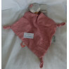 Nattou - Schmusetuch - Muslin - Pinguin Sasha - rosa, grau - ca. 46 cm lang