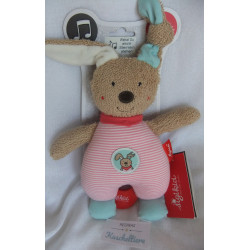 Sigikid - Spieluhr - Frottee/Stoff - Hase DubbiDuu mit Halstuch - Melodie: Weißt du wieviel Sternlein.. - ca. 26 cm groß