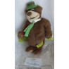 LuMooli - Plüschtier - Yogi Bär mit Hut und Schlips - braun, grün - ca. 23 cm groß