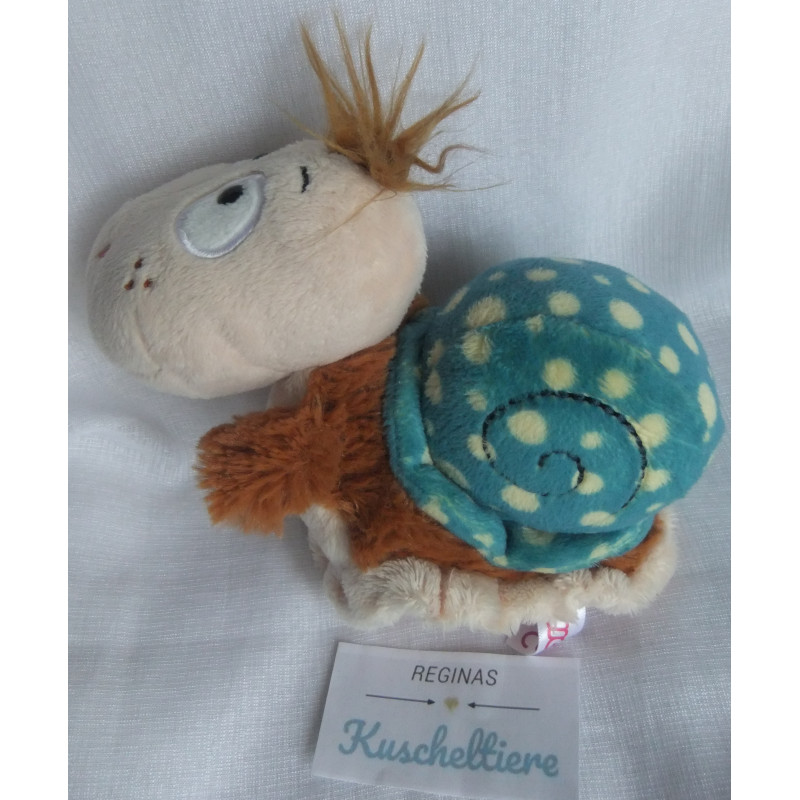 Nici - Plüschtier - Schnecke - blau - ca. 15 cm groß