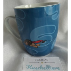 Nici - Tasse Becher - Porzellan - Löwe mit Schriftzug Super Papa! - ca. 10 cm hoch und ca. 8,5 cm Durchmesser