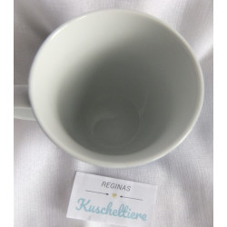 Nici - Tasse Becher - Porzellan - Löwe mit Schriftzug Super Papa! - ca. 10 cm hoch und ca. 8,5 cm Durchmesser