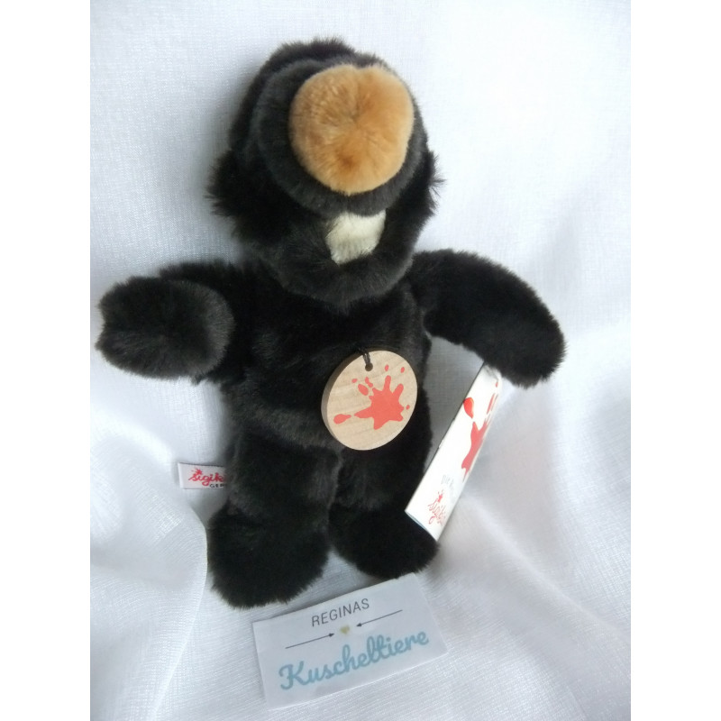 Sigikid - Plüschtier - Maulwurf Minis - schwarz, braun - ca. 20 cm groß - Schlenker