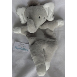 Fehn - DM - Boutique Collection Handpuppe Elefant - grau, weiß - ca. 30 cm lang
