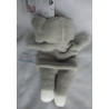 Fehn - DM - Boutique Collection Handpuppe Elefant - grau, weiß - ca. 30 cm lang