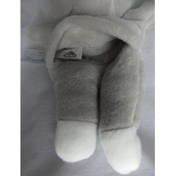 Fehn - DM - Boutique Collection Handpuppe Elefant - grau, weiß - ca. 30 cm lang