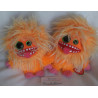 Ty - zwei Plüschtiere - Frizzys - Monster Plopsy - orange - ca. 20 cm groß