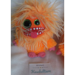 Ty - zwei Plüschtiere - Frizzys - Monster Plopsy - orange - ca. 20 cm groß