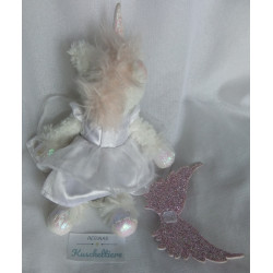 H&M - Plüschtier - Einhorn mit Kleidchen und Flügel - ca. 24 cm groß - Schlenker