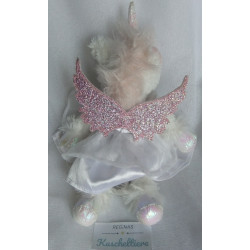 H&M - Plüschtier - Einhorn mit Kleidchen und Flügel - ca. 24 cm groß - Schlenker
