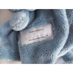 VIB - Very Imported Baby - Schmusetuch - Bär - hellblau - ca. 22 cm lang