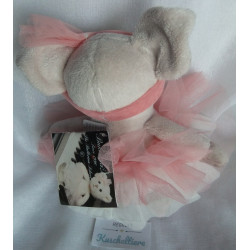 Bukowski Design - Plüschtier - Schwein Pretty Olga - Rosatöne - ca. 25 cm groß - Schlenker