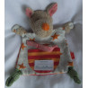 Sigikid - Schmusetuch - Frottee/Stoff - Känguru Honey Stripes mit Motiv Sternchen und Schnullerband- ca. 27 cm lang