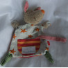 Sigikid - Schmusetuch - Frottee/Stoff - Känguru Honey Stripes mit Motiv Sternchen und Schnullerband- ca. 27 cm lang