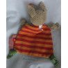 Sigikid - Schmusetuch - Frottee/Stoff - Känguru Honey Stripes mit Motiv Sternchen und Schnullerband- ca. 27 cm lang