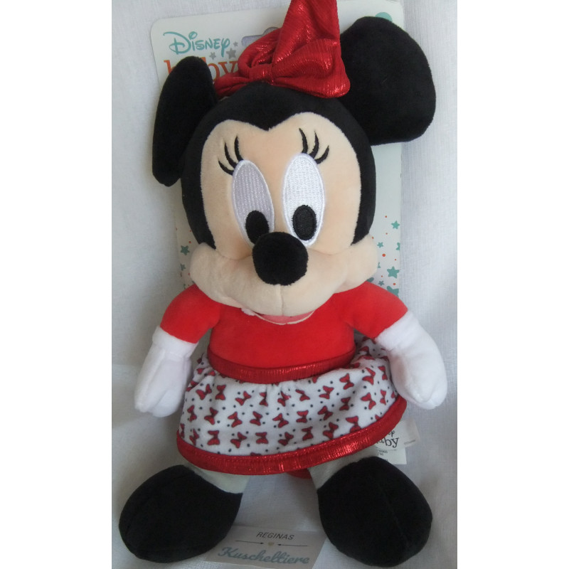 Simba - Disney Baby - Spieluhr Minnie Mouse - Melodie: Morgen kommt der Weihnachtsmann - ca. 30 cm lang - Schlenker