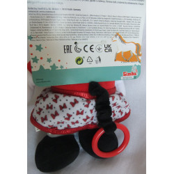 Simba - Disney Baby - Spieluhr Minnie Mouse - Melodie: Morgen kommt der Weihnachtsmann - ca. 30 cm lang - Schlenker