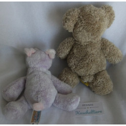 Zwei Plüschtiere - Animal Alley Nilpferd und Fridolin GmbH Bär