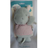 Babydream - Spieluhr Nilpferd mit Kleidchen - Melodie: Schlaf Kindlein schlaf - ca. 20 cm groß - Schlenker