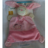 Beauty Baby - Schmusetuch - Hase mit Schleife - rosa - mit Rasselgeräusch - ca. 25 cm lang