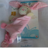 Beauty Baby - Schmusetuch - Hase mit Schleife - rosa - mit Rasselgeräusch - ca. 25 cm lang