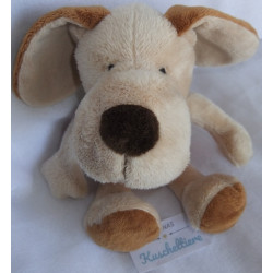 Sigikid - Plüschtier - Hund Fips kariert mit Halstuch grün mit Punkten - ca. 28 cm groß Schlenker