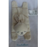 H&M - Kuscheltuch Schmusetuch - Musselin - Hase - creme - ca. 22 cm lang