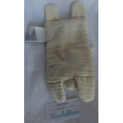 H&M - Kuscheltuch Schmusetuch - Musselin - Hase - creme - ca. 22 cm lang
