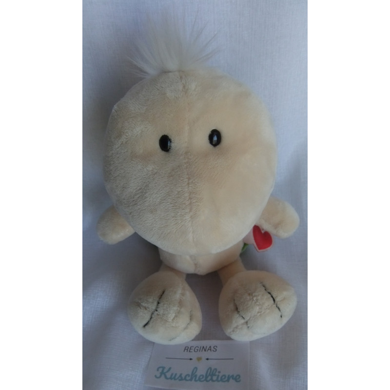 Nici - Plüschtier - Minily - Schildkröte grün-weiß, beige mit kleinem roten Herz - ca. 20 cm groß - Schlenker